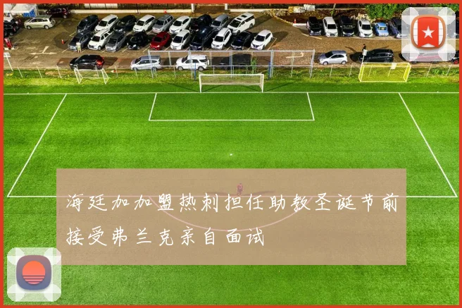 海廷加加盟热刺担任助教圣诞节前接受弗兰克亲自面试